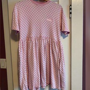 Pink Lazy Oaf Baby Doll Dress